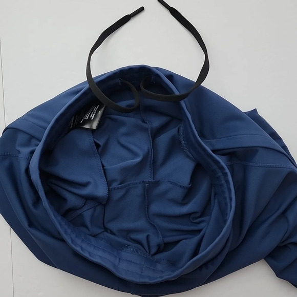 32 Degrees Cool Men's Indigo Blue Athletic Stretch Shorts Zipper Pockets Small - Picture 7 of 13